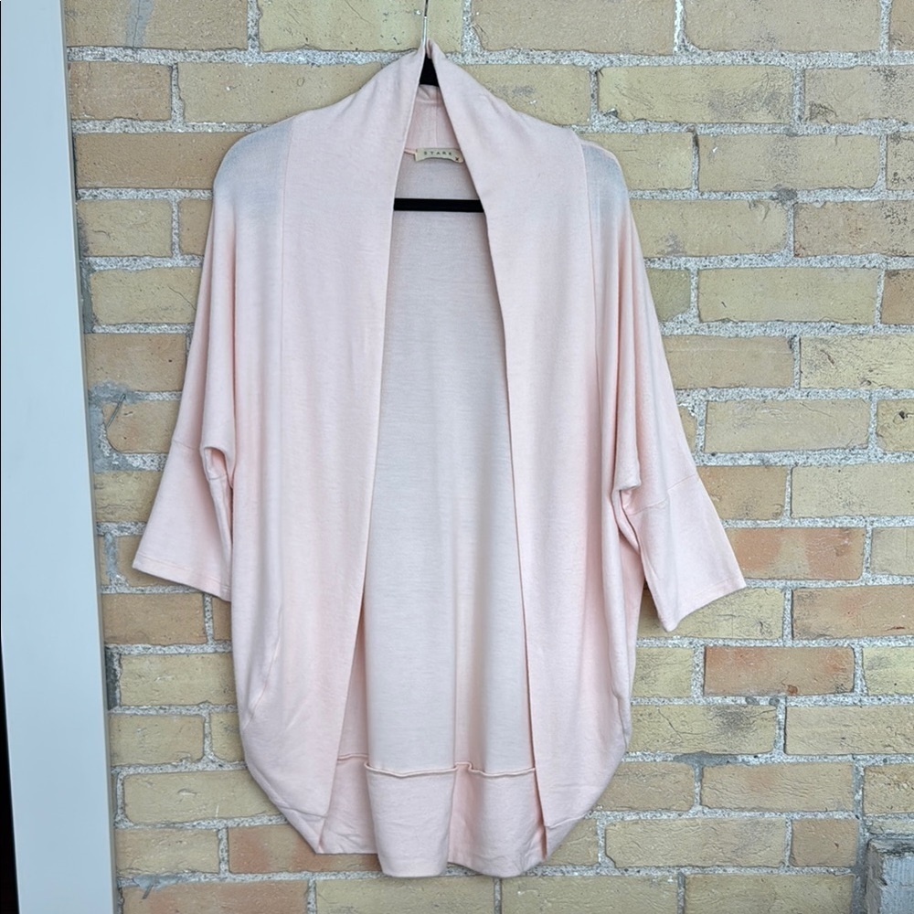 Stark Pink Open Cardigan